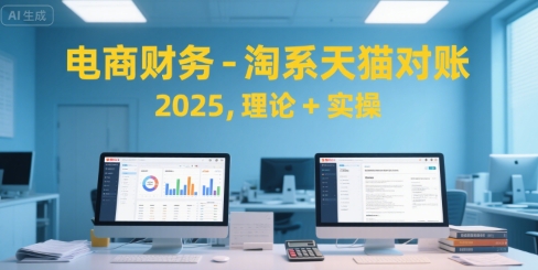 电商财务-淘系天猫对账2025，理论+实操-摇钱述