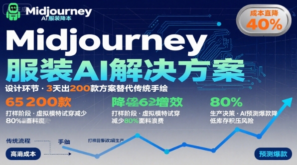 AI在服装领域的运用，使用midjourney做服装辅助企业降低成本-日入300副业网