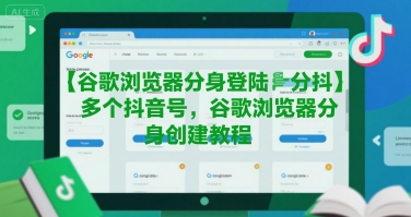 谷歌浏览器分身登陆多个抖音号，谷歌浏览器分身创建教程-摇钱述