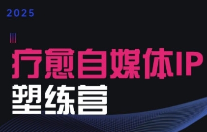 2025治愈自媒体IP训练营，专为疗愈领域从业者打造-摇钱述