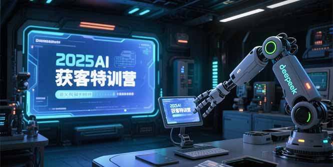 2025AI获客特训营，AI图文视频全制作，deepseek工具实操教学-摇钱述