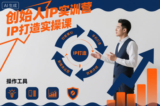创始人IP实训营，IP打造实操课-日入300副业网