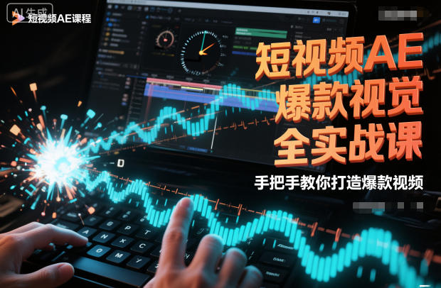 短视频AE爆款视觉全实战课，手把手教你打造爆款视频66资源网-互联网项目分享基地-创业兼职副业分享项目-互联网源码分享-免费源码分享-免费资源分享66资源网