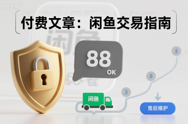 付费文章：闲鱼交易指南，怎么才能降低被坑被马扁的概率-摇钱树
