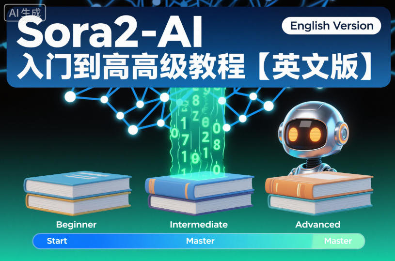 Sora2-AI入门到高级教程【英文版】-摇钱树