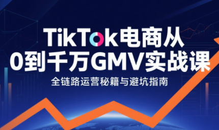 三千老师·TikTok电商从0到千万GMV实战课(更新)-摇钱树