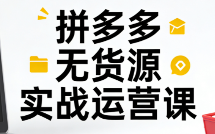 子枫老师·拼多多无货源实战运营课(更新12月)-摇钱树