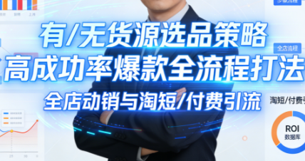 子鹏讲电商·淘宝私家班(更新2026)-摇钱树