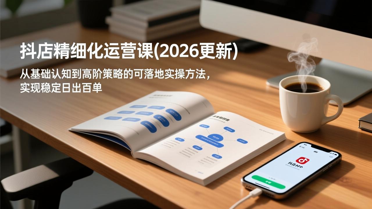 抖店精细化运营课(2026更新-摇钱树