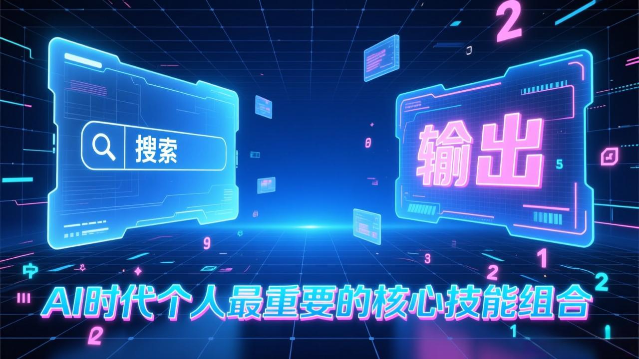 付费文章：AI时代个人最重要的核心技能组合：“输出能力”和“搜索能力”-星晨科技