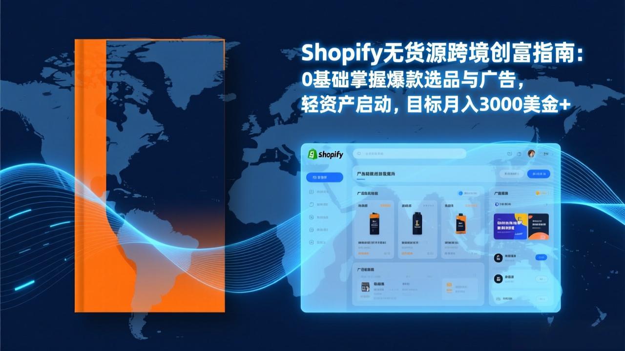 Shopify爆款打法实战：从选品到广告投放，复制爆款模型，驱动独立站月销售额破万刀-摇钱树