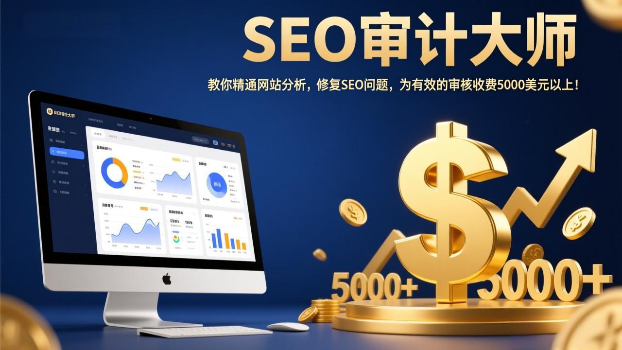 SEO审计大师：教你精通网站分析，修复SEO问题，为有效的审核收费5000美元以上！-日入300副业网