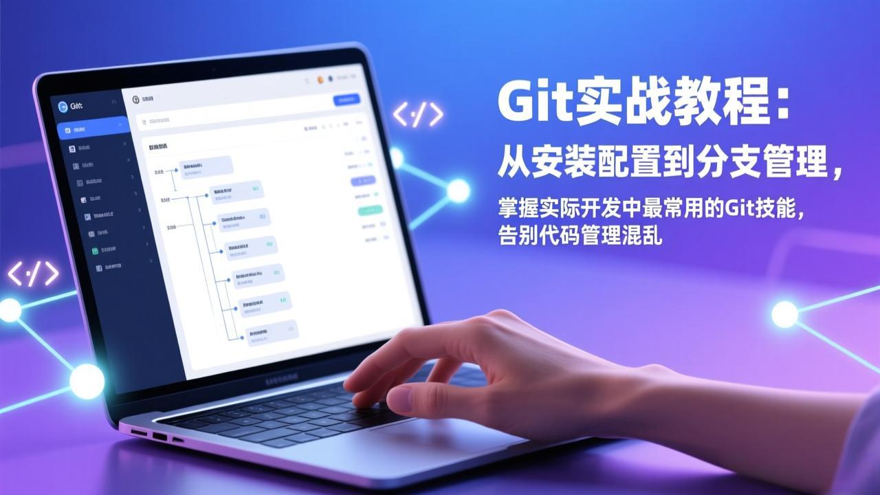 Git实战教程：从安装配置到分支管理，掌握实际开发中最常用的Git技能，告别代码管理混乱-日入300副业网