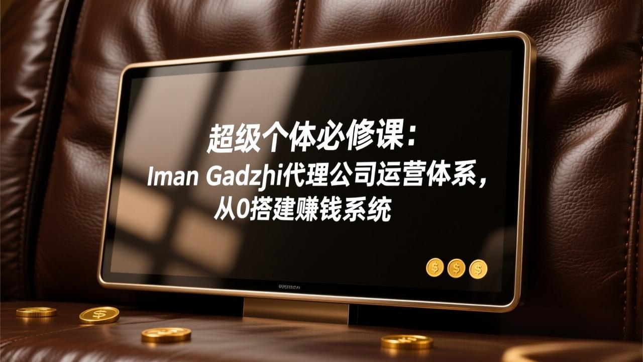超级个体必修课：Iman Gadzhi代理公司运营体系，从0搭建赚钱系统-摇钱树