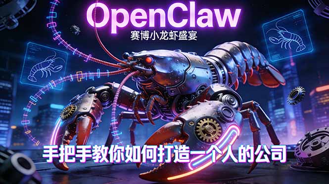 OpenClaw，小龙虾-从产品到爆款的成长之路，手把手教你如何打造一个人的公司-摇钱树