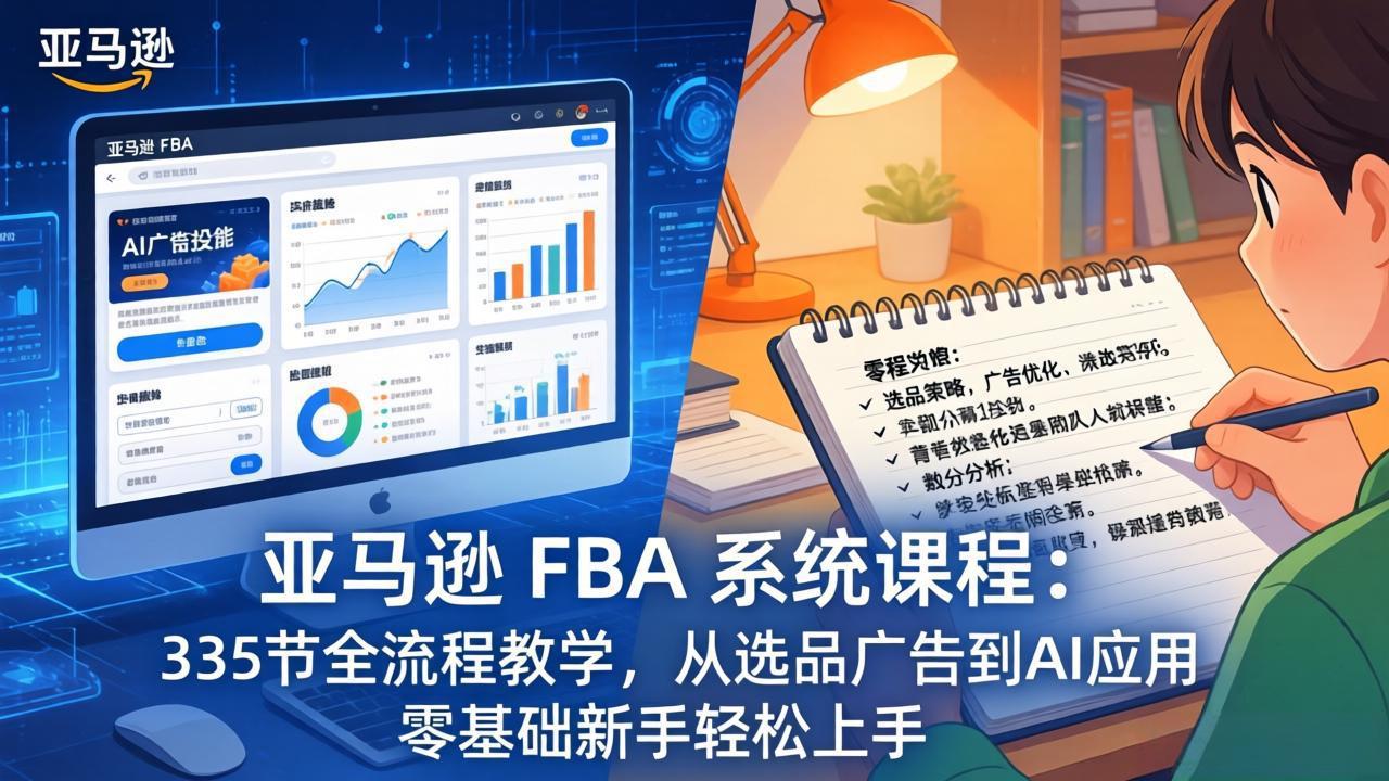 亚马逊 FBA 系统课程(更新26年3月-摇钱树