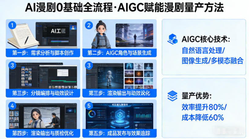 AI漫剧0基础全流程，快速掌握AIGC赋能的漫剧量产方法-摇钱树