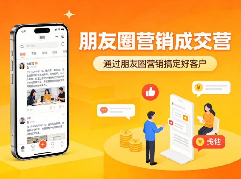 朋友圈营销成交营，通过朋友圈营销来搞定好客户-摇钱树