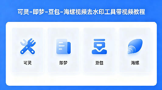 可灵–即梦–豆包–海螺视频去水印工具带视频教程-摇钱树