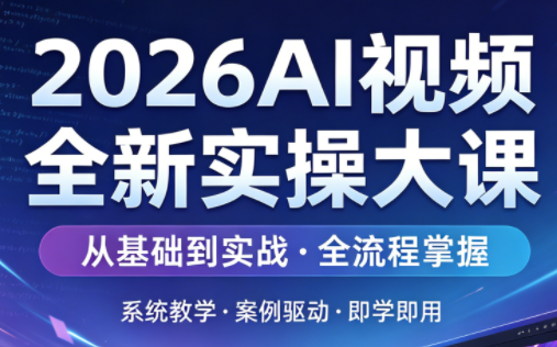 2026AI视频全新实操大课-创盈汇聚