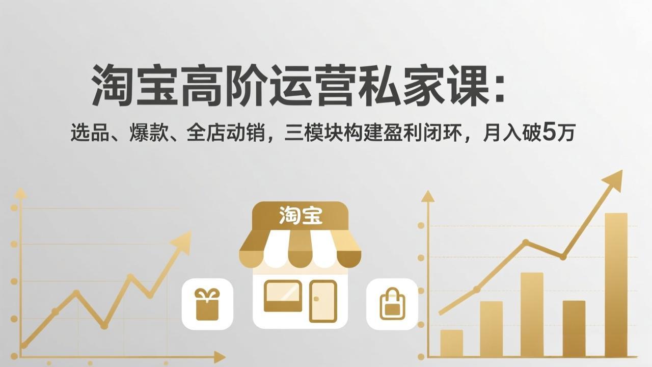 淘宝高阶运营私家课(更新26年4月18-摇钱树