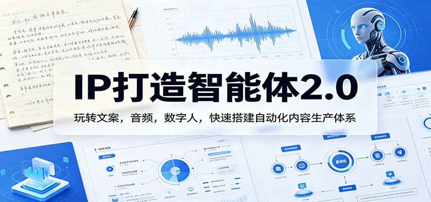 IP打造智能体2.0：玩转文案，音频，数字人，快速搭建自动化内容生产体系-摇钱树