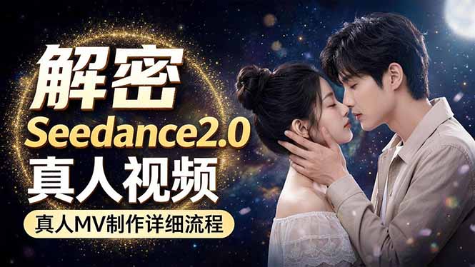 Seedance 2.0电影级真人 MV全流程拆解：提示词、运镜、粒子特效，手把手实操-摇钱树