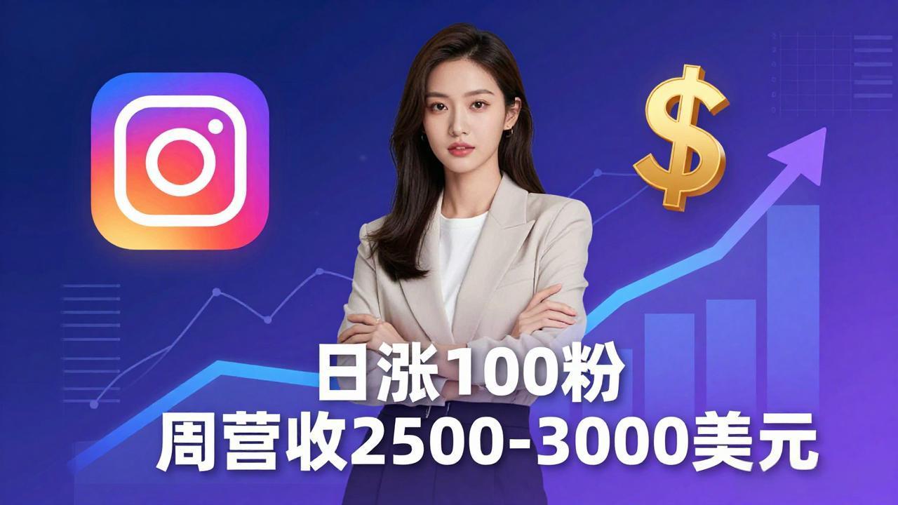 想做数字产品？Sheri亲授：日涨100粉、每周2500至3000美元的营收，Instagram躺着赚-摇钱树
