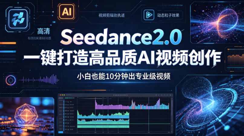 Seedance2.0一键打造高品质AI视频创作，小白也能10分钟出专业级视频-摇钱树