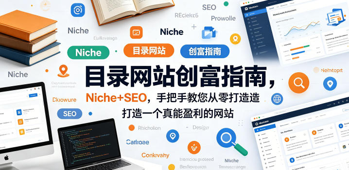 目录网站创富指南，Niche+SEO，手把手教您从零打造打造一个真能盈利的网站【原创双语字幕】-摇钱树