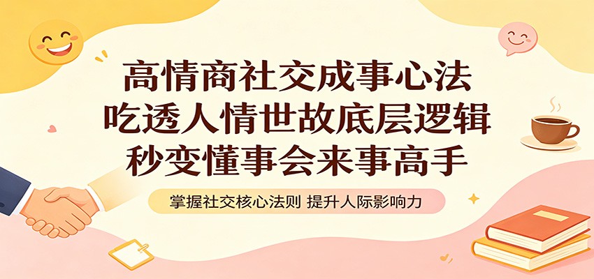 高情商社交成事心法：吃透人情世故底层逻辑，秒变懂事会来事高手-摇钱树