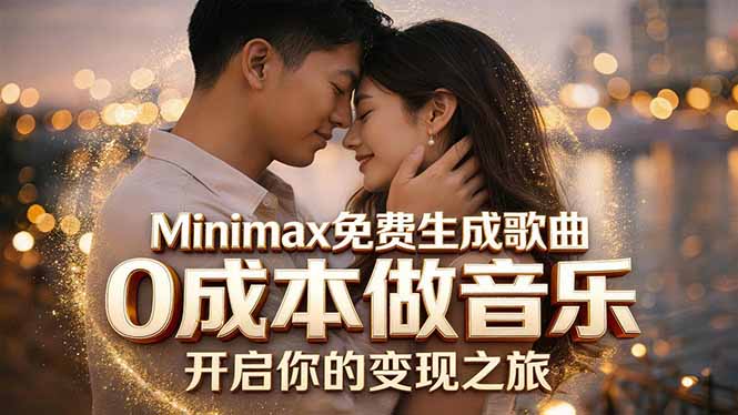 Minimax免费生成歌曲实测!0成本做音乐,说唱流行Lofi一键生成-摇钱树