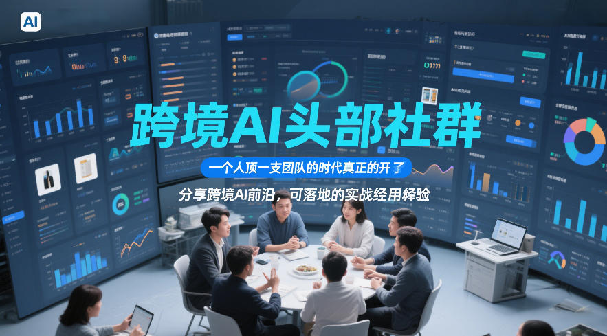 跨境AI头部社群，一个人顶一支团队的时代真正的开始了，分享跨境AI前沿，可落地的实战经验(更新5月11日)-摇钱树
