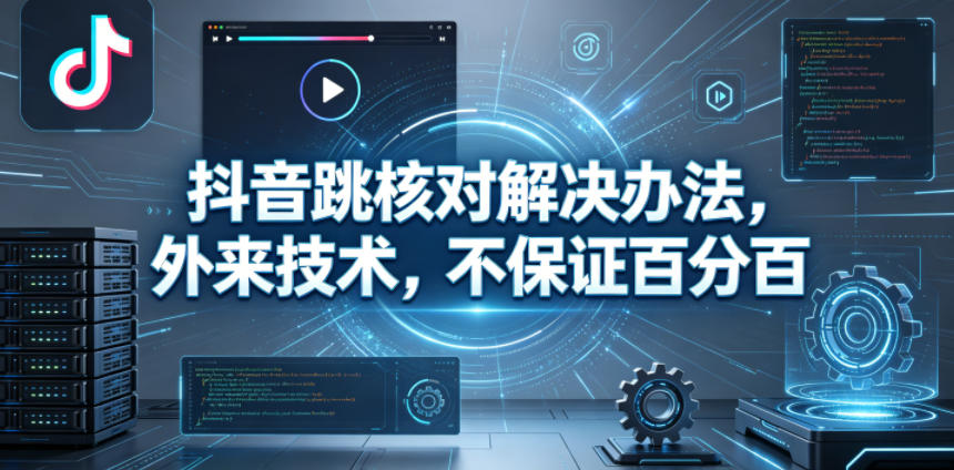 抖音跳核对解决办法，外来技术，不保证百分百-摇钱树