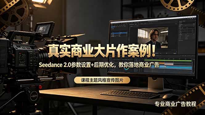 真实商业大片作案例！Seedance 2.0参数设置+后期优化，教你落地商业广告-摇钱树
