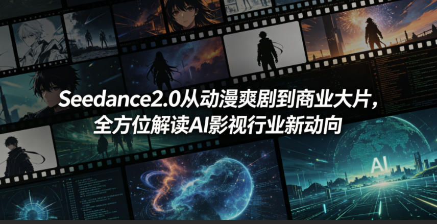 Seedance2.0从动漫爽剧到商业大片，全方位解读AI影视行业新动向-摇钱树