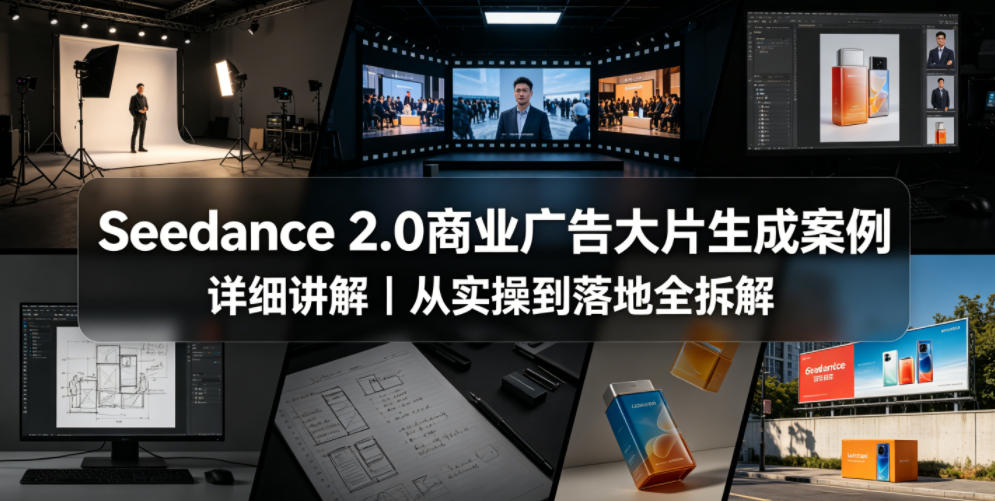 Seedance 2.0商业广告大片生成案例详细讲解｜从实操到落地全拆解-摇钱树