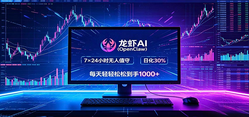 龙虾AI(OpenClaw)全自动挂机，智能操控电脑高效执行任务，每天轻松到手四位数-摇钱树