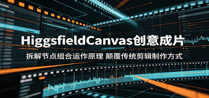 HiggsfieldCanvas创意成片:拆解节点组合运作原理,颠覆传统剪辑制作方式-摇钱树