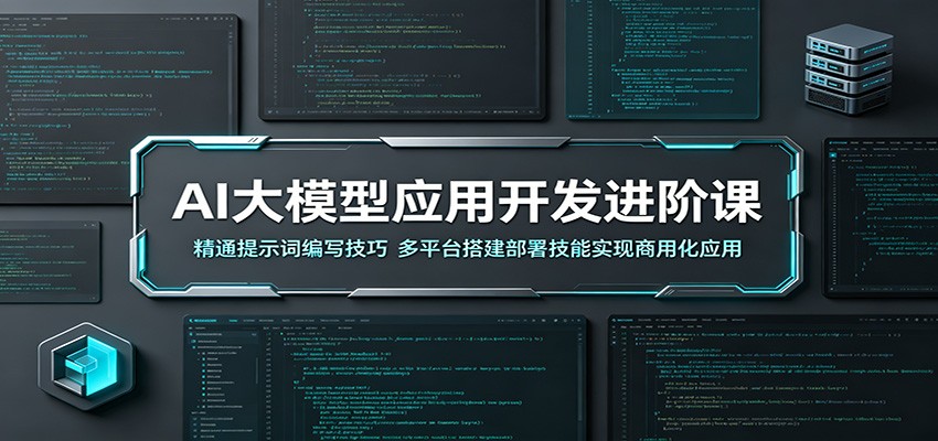 AI大模型应用开发进阶课:精通提示词编写技巧,多平台搭建部署技能实现商用化应用-摇钱树