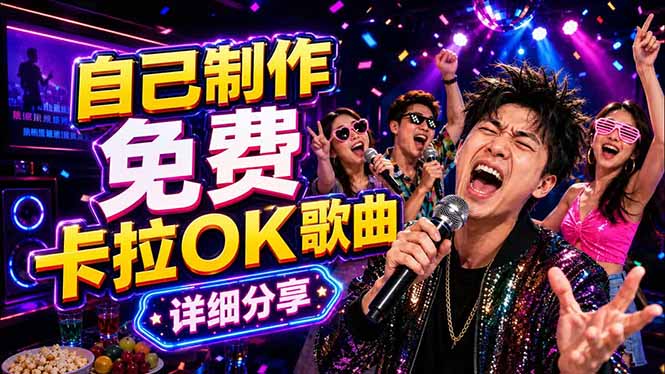 免费卡拉OK歌曲制作全攻略:音轨分离字幕制作,零基础快速做出专业K歌视频-摇钱树