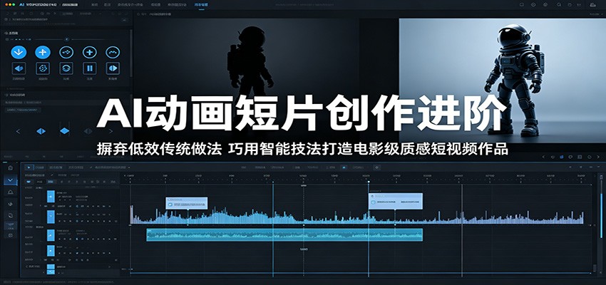 AI动画短片创作进阶:摒弃低效传统做法,巧用智能技法打造电影级质感短视频作品-摇钱树