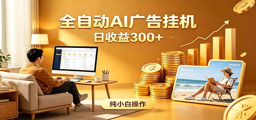 AI风口项目，全程解放双手，后台自动运行赚取收益，每天稳定收益300+-摇钱树