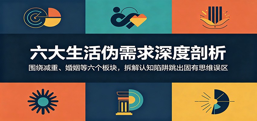六大生活伪需求深度剖析:围绕减重、婚姻等六个板块,拆解认知陷阱跳出固有思维误区-摇钱树