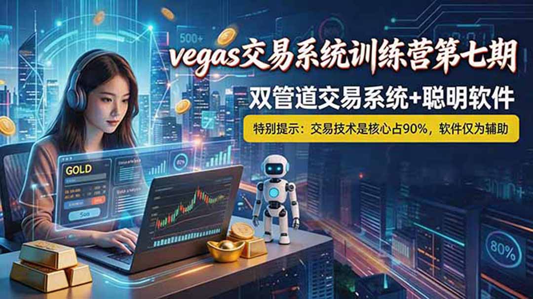 【海外美金AI搬砖】Vegas交易技术+聪明软件， 黄金期货日赚50-1000U， 长期稳定，小白轻松上手-财哥网创-全网最新项目自助网站