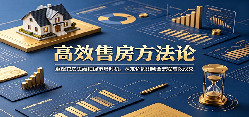 高效售房方法论:重塑卖房思维把握市场时机,从定价到谈判全流程高效成交-摇钱树