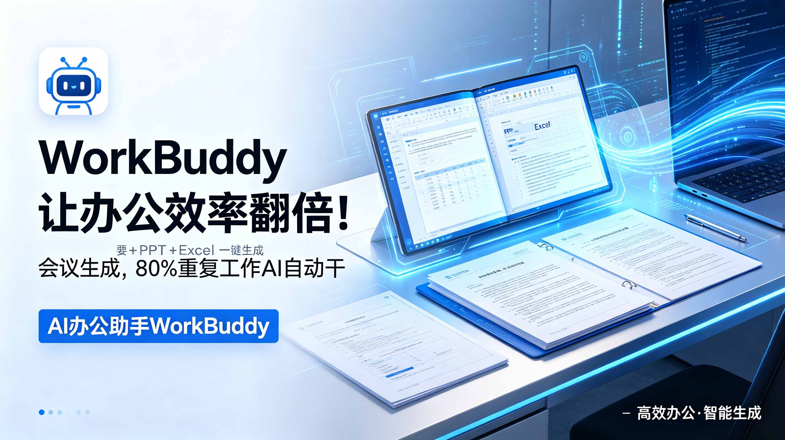 WorkBuddy让办公效率翻倍!会议纪要+PPT+Excel一键生成,80%重复工作AI自动干-钱眼网