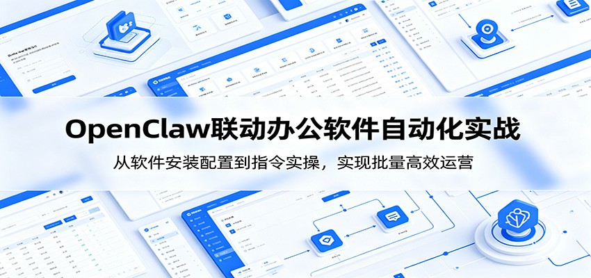 OpenClaw自动化实操课：从软件安装配置到指令实操，实现批量高效运营-盈科项目资源网