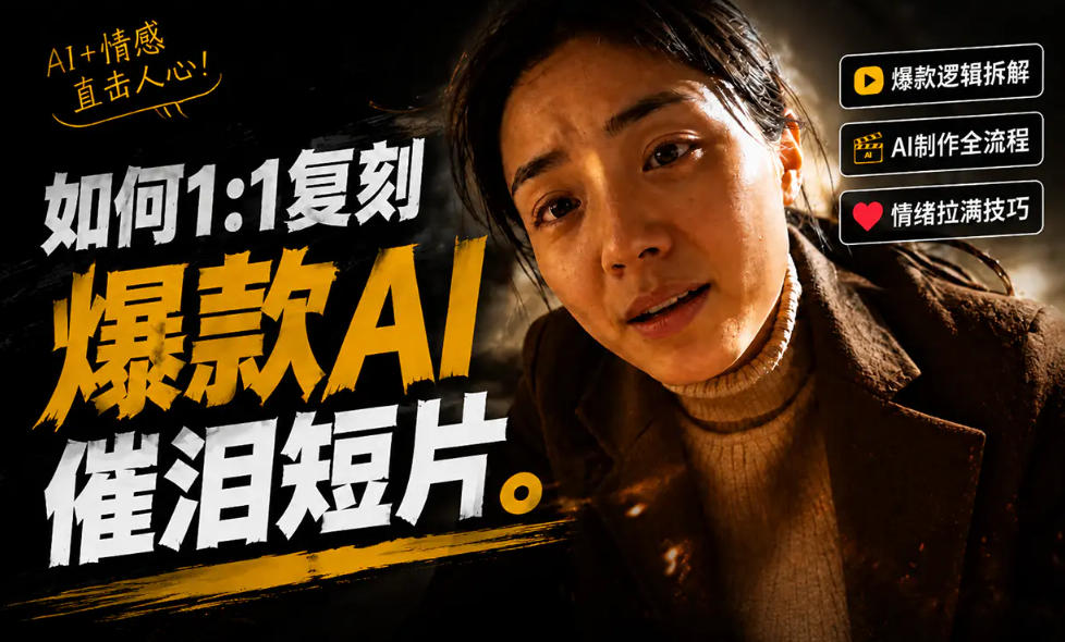 豆包+Gemini生成真人AI短剧-拆解复刻百万爆款第一人称短片,一站式讲透爆款复刻全流程-摇钱树