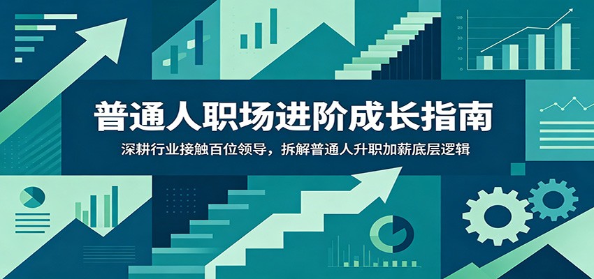 普通人职场进阶成长指南:深耕行业接触百位领导,拆解普通人升职加薪底层逻辑-摇钱树